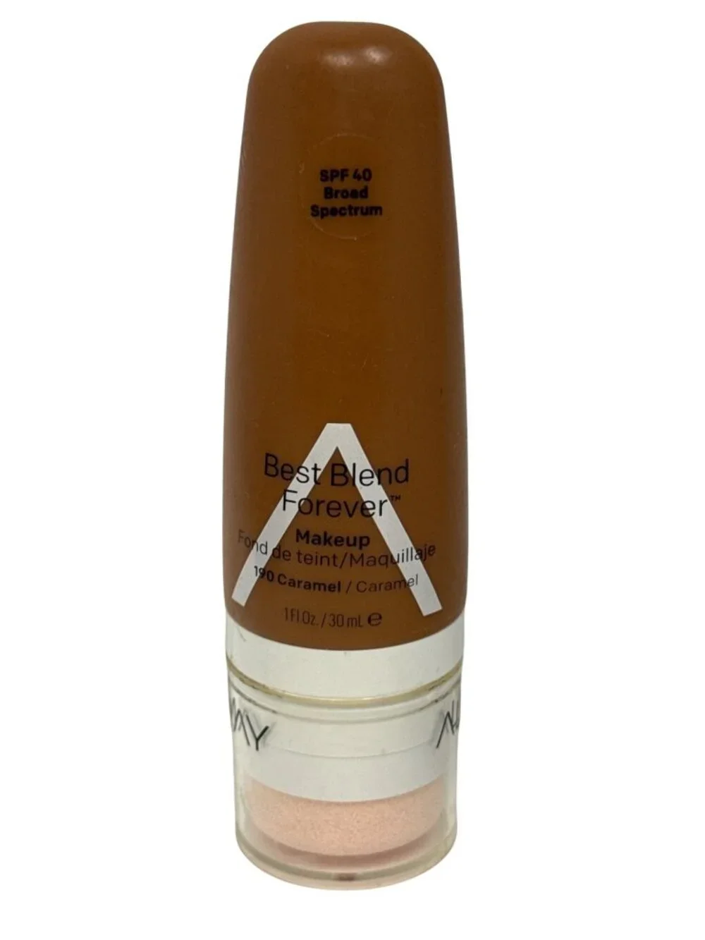 Almay Best Blend Forever Foundation SPF 40 190 Caramel 1 oz Sealed NEW
